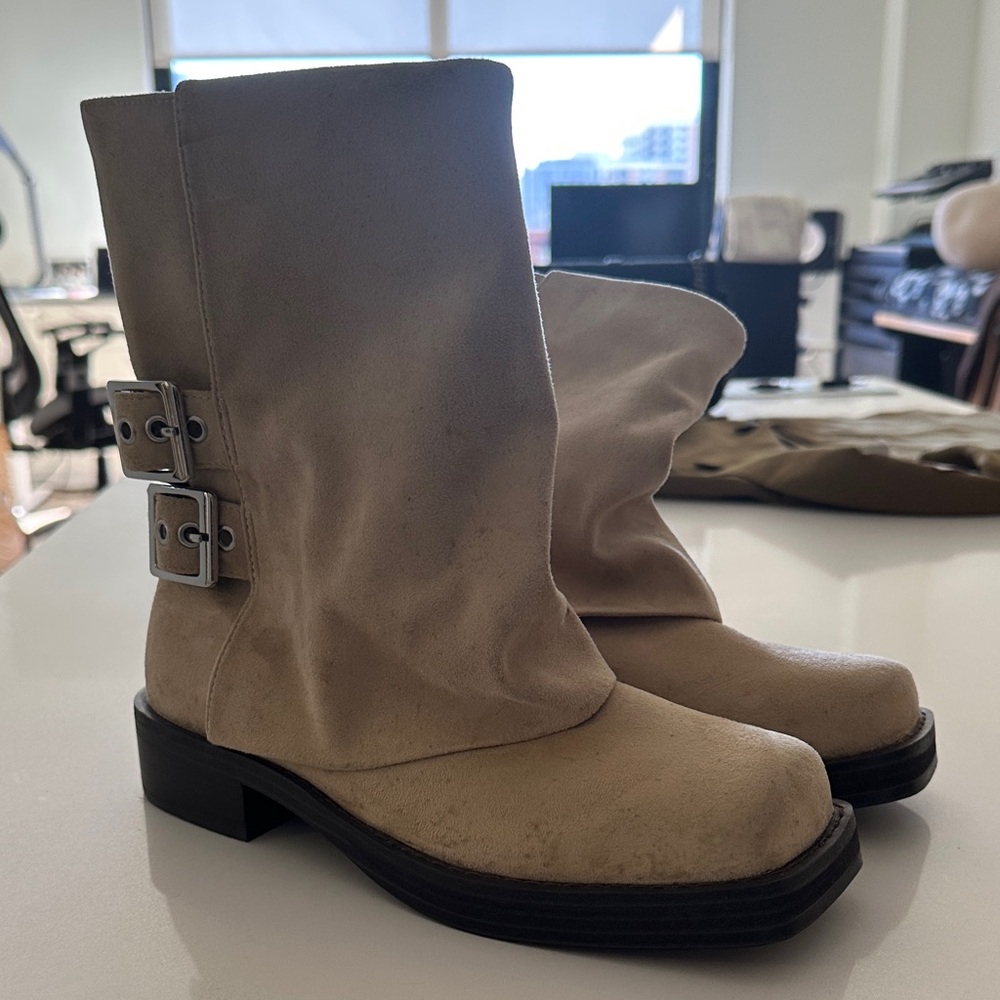 Steve Madden Dagger Moto Boots • NWOB • Size 7M